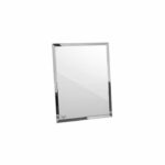 Cadre photo en verre avec contour miroir 23×18cm sublimable
