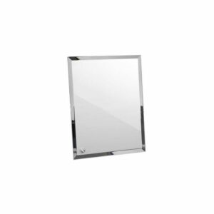 Cadre photo en verre avec contour miroir 23×18cm sublimable