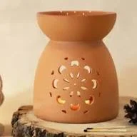 Brûle parfum terracota floral